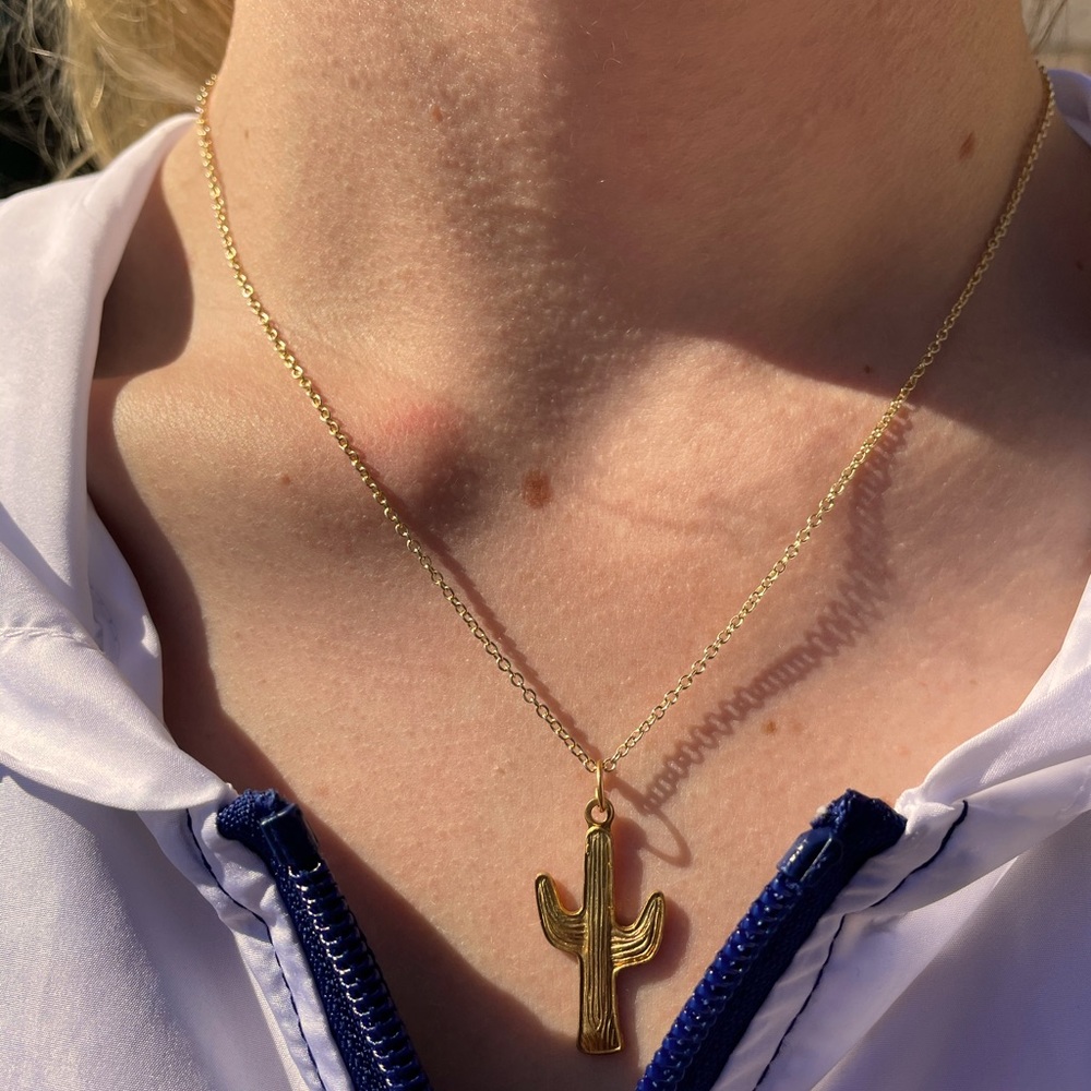 cactus necklace
